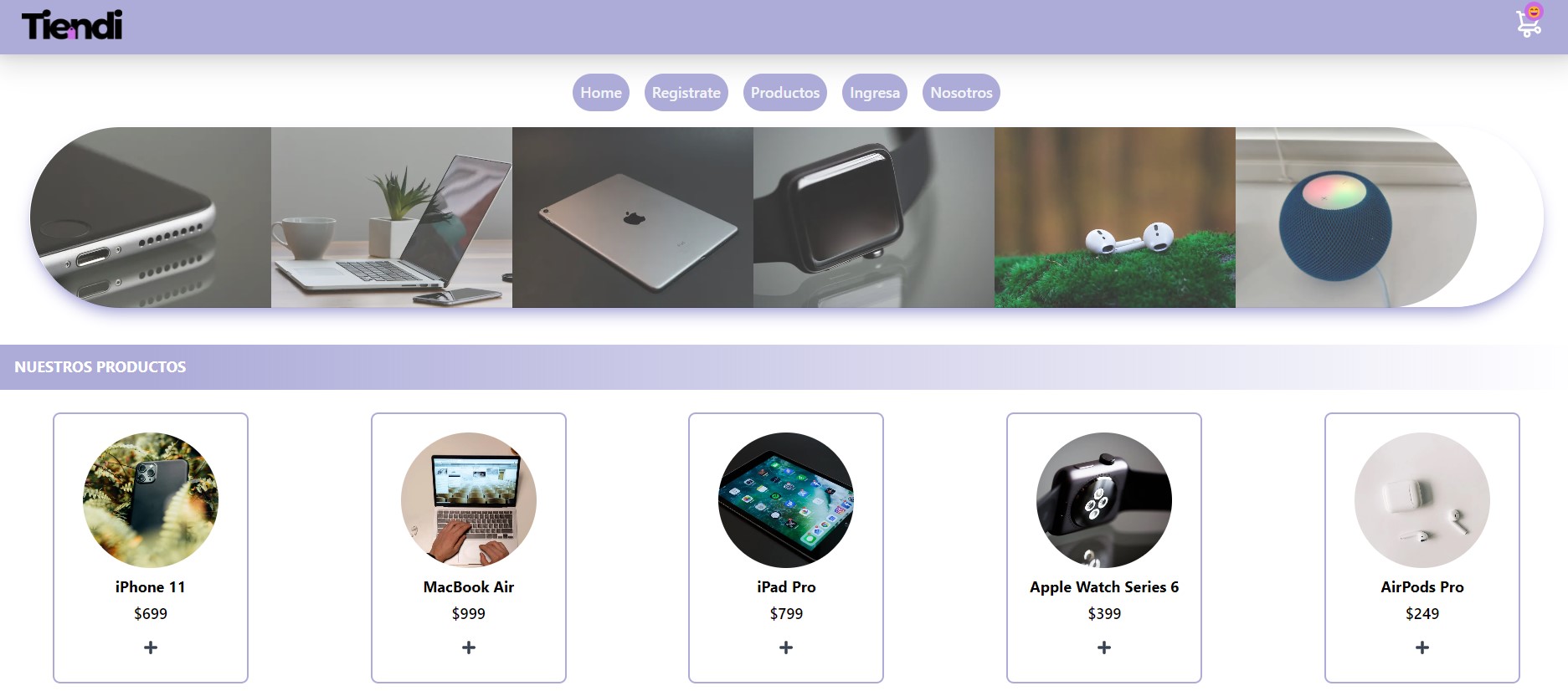 Online store.